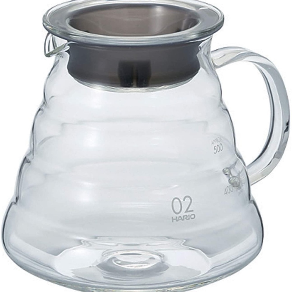 NEW! Hario 600 ml Clear Glass Range Coffee Server